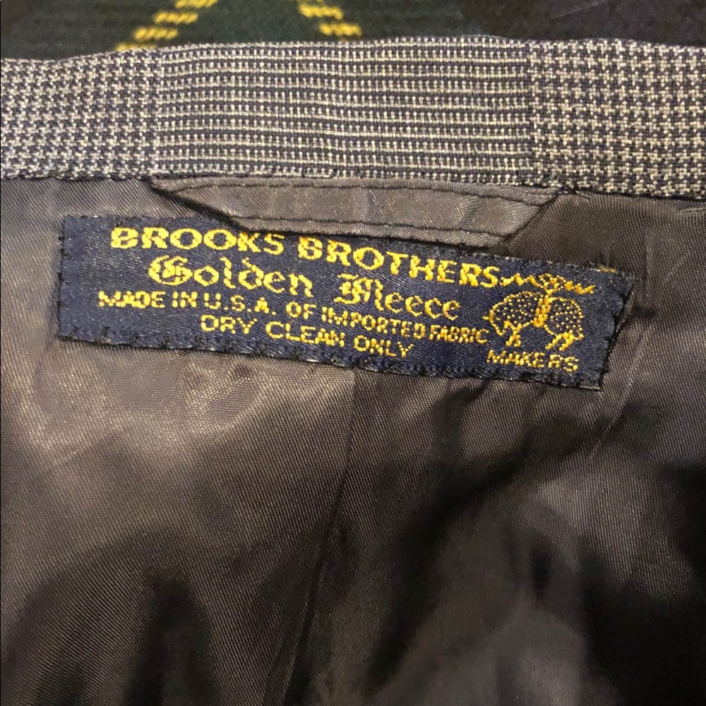 BROOKS BROTHERS Custom Made Golden Fleece Suit 41